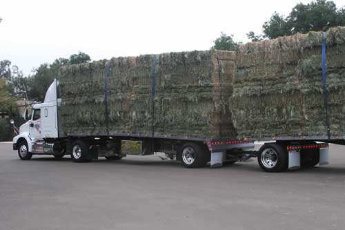 Full Hay Truck